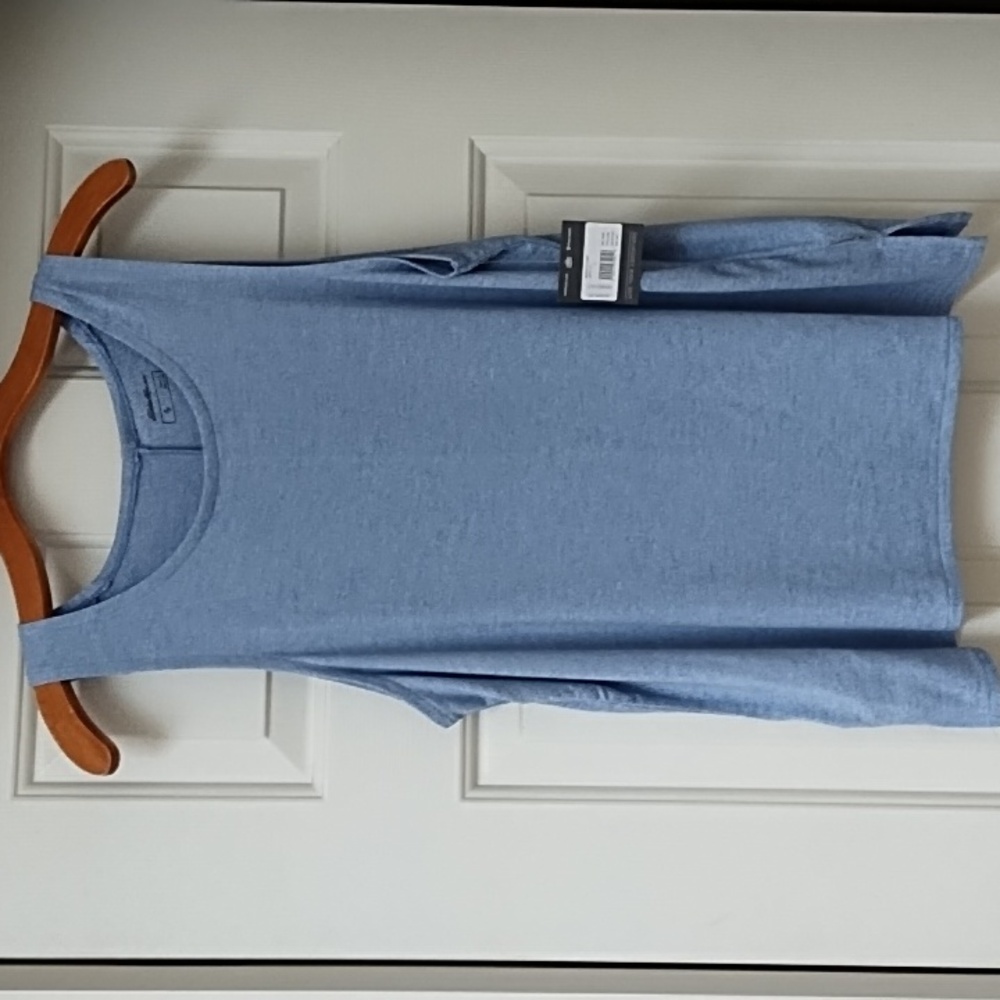 Eddie Bauer Enatai Tank Top Metal Blue NWT! Super soft!